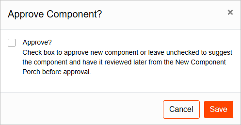 Approve Component