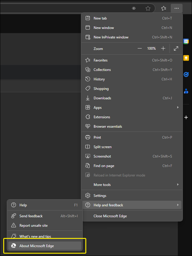 Edge version verify