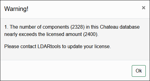 Component count notification
